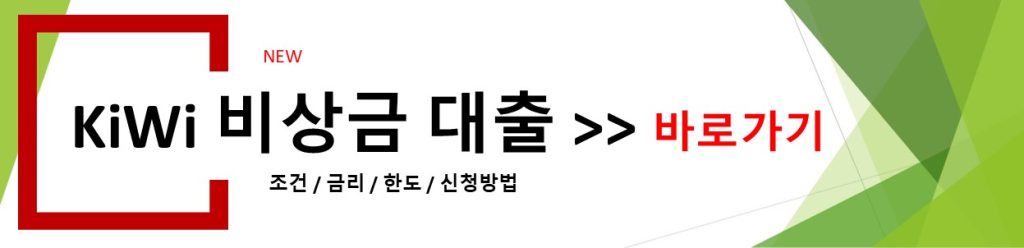 KB 저축은행 kiwi 비상금대출