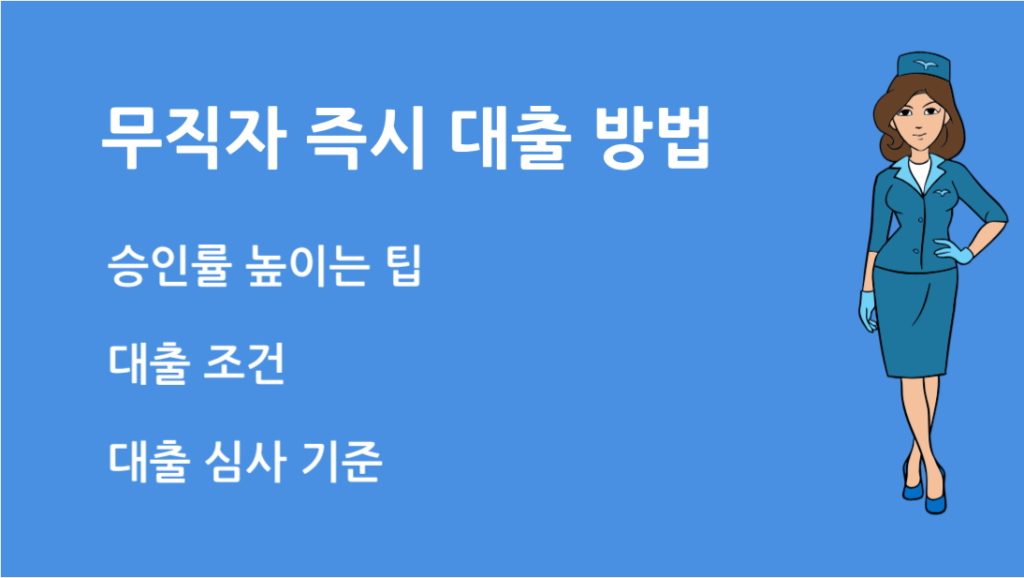 무직자 즉시 대출 방법 서류 없이 빠르게 받는 꿀팁 공개