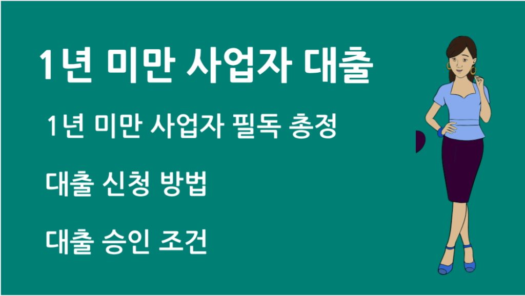 1년 미만 사업자 대출 가능한 곳은? 조건과 준비 서류 총정리