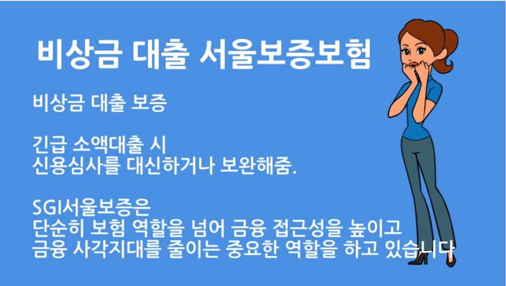 비상금 대출 서울 보증 보험 으로 신용 걱정 줄이고 현명하게 빌리기