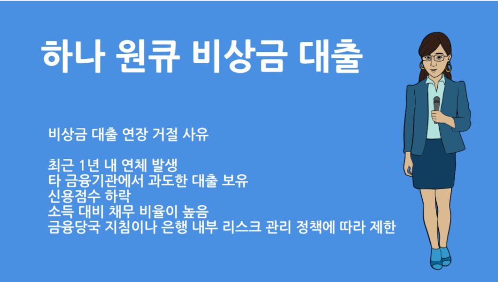 하나은행 하나원큐 비상금 대출 이자 총정리 | 조건부터 상환까지 완벽 가이드
