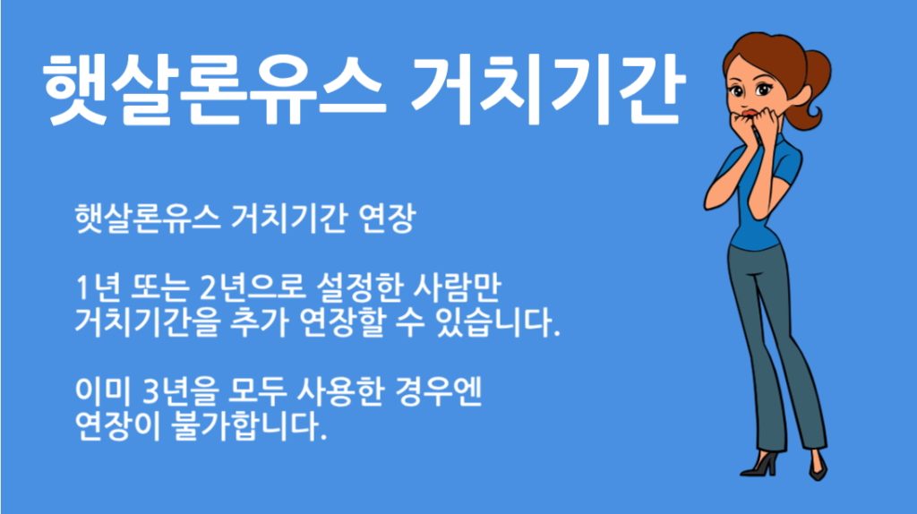 햇살론유스 거치기간 연장 방법 총정리|연장 조건과 절차까지!