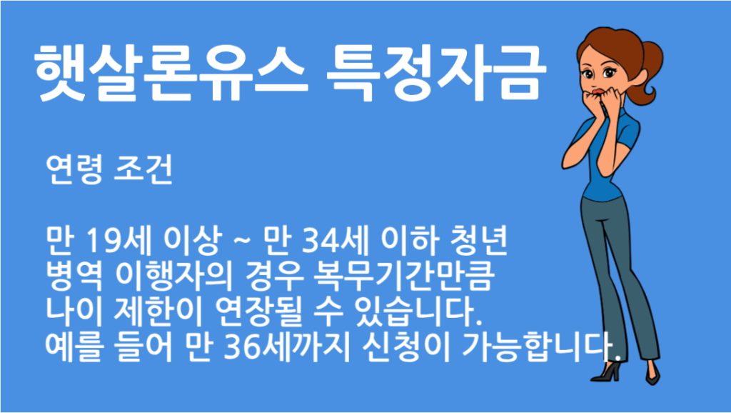 햇살론 유스 특정용도자금 조건, 신청 방법, 지원 대상 총정리