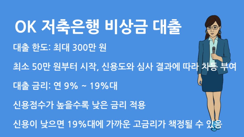OK 저축은행 비상금 대출 조건 총정리: 신청 방법부터 금리까지